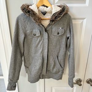 Roxy Women’s Zip Up Hoodie, Medium